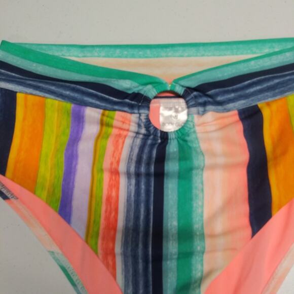 Body Glove Women's High Waisted Swimsuit Bottom Woodstock Pattern Size L - Picture 3 of 8